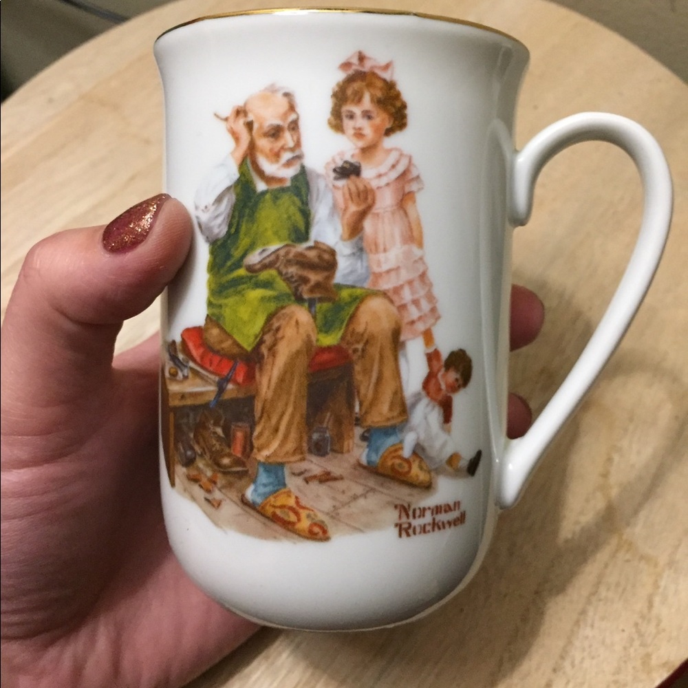 Vintage Norman Rockwell mug